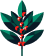 Goldholly leaf icon